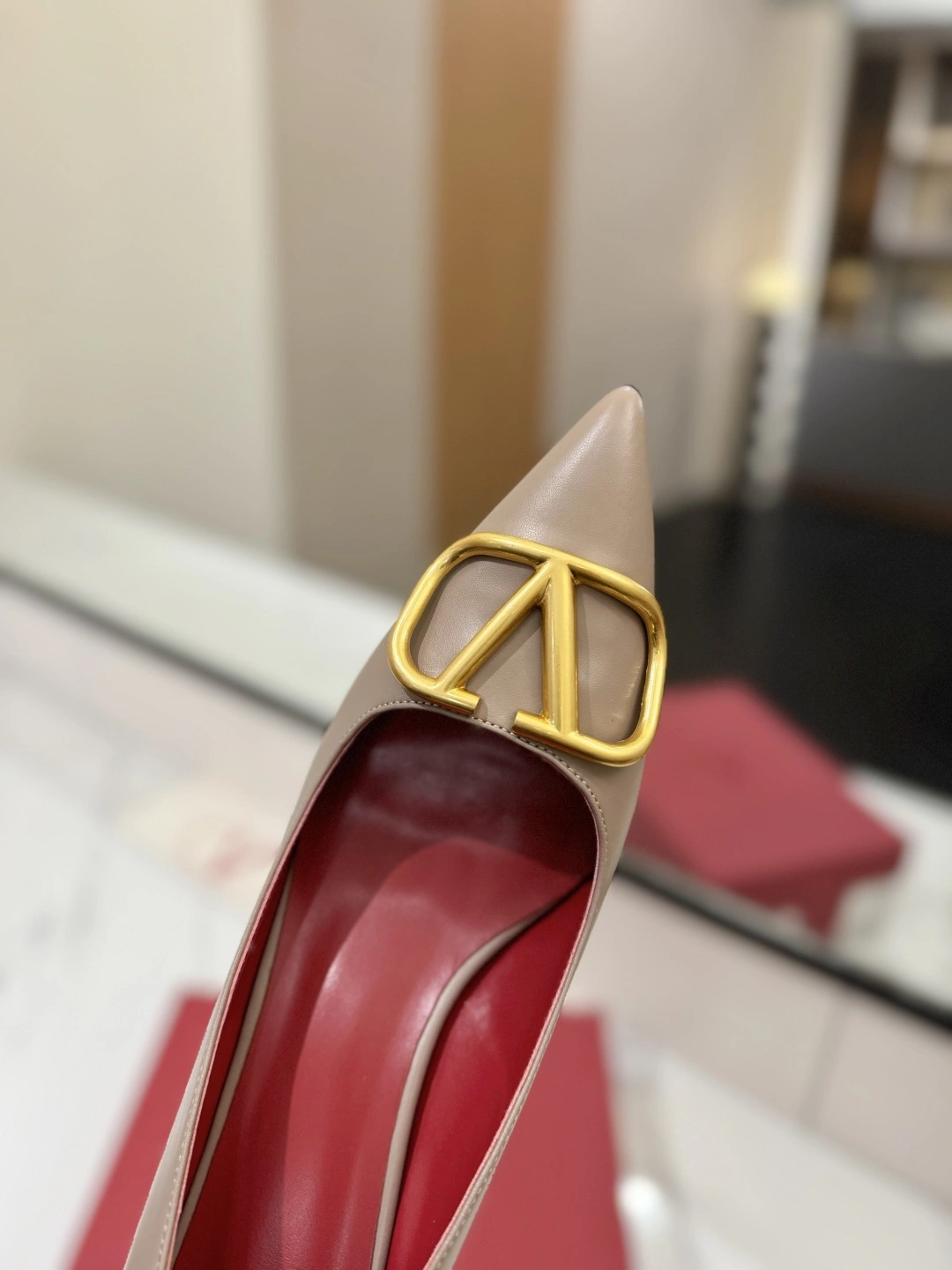 COCO-- V1859ti9o 1W2S0EN0DSHP45 Heel height：7.5CM goatskin Calfskin item:E-X138C3022